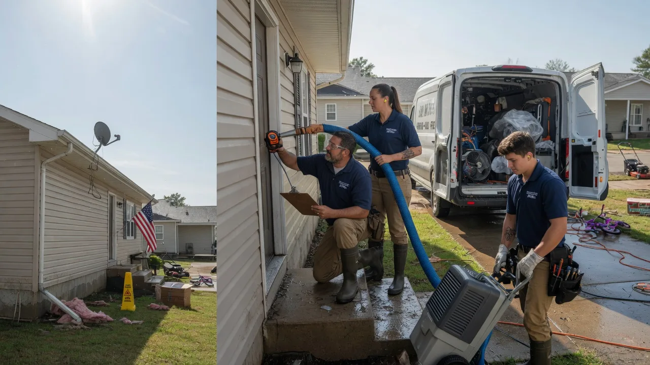 Ceiling Water Damage Restoration in Madison, MO near me